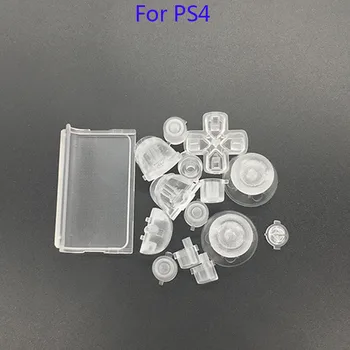 Transparentné Náhradné Bývanie Predné Shell Časť Radič Chránič pre PlayStation 4 PS4 Radič