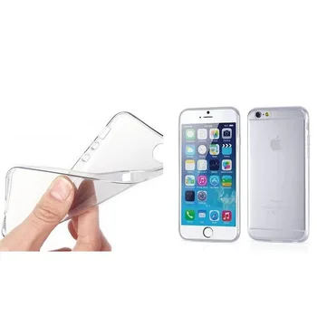 Transparentné TPU puzdro pre apple iPhone 7 8 PLUS 6 6s plus x 5 5S SE Silikónové puzdro Jasné, Ultra Tenké Zadný Kryt pre iPhone 7