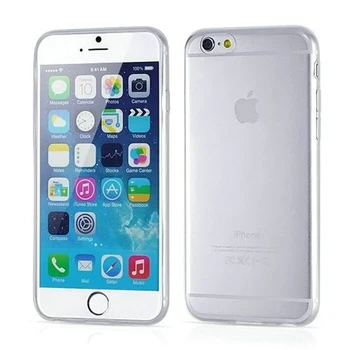 Transparentné TPU puzdro pre apple iPhone 7 8 PLUS 6 6s plus x 5 5S SE Silikónové puzdro Jasné, Ultra Tenké Zadný Kryt pre iPhone 7