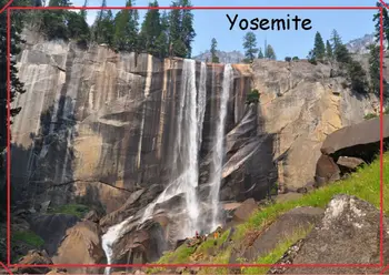 Travel USA Magnety Darčeky Domova Nálepky,Národný Park Yosemite Magnet 5729 Suvenírov veľkoobchod/Prispôsobené Prijať