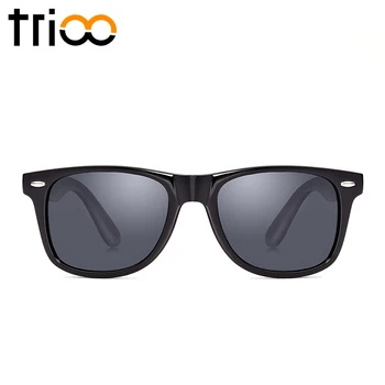 TRIOO Black Polarizované slnečné Okuliare Mužov Oculos Ovládač Dizajnér Značky Polaroid Slnečné Okuliare Pre Mužov Jazdy UV400 Odtiene Mužskej Nové