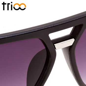 TRIOO Matné Čierne slnečné Okuliare Mužov Pilot Štýl Gradient Odtiene Vintage Pohode Slnečné Okuliare Pre Mužov Cool UV400 Ochrana Oculos