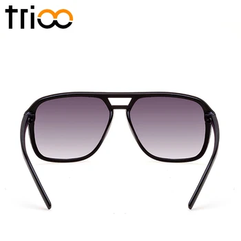 TRIOO Matné Čierne slnečné Okuliare Mužov Pilot Štýl Gradient Odtiene Vintage Pohode Slnečné Okuliare Pre Mužov Cool UV400 Ochrana Oculos