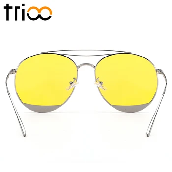 TRIOO Polaroid Žlté slnečné Okuliare Vysokej Módy Priehľadná Farba Oculos Proti Oslneniu Jazdy Slnečné Okuliare Pre Ženy 2017 Trendov