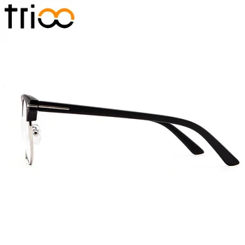 TRIOO Semi-bez obrúčok Black Gafas de sol mujer Štýlové Retro Okuliare, Rám Ženské Nové Trendy Okuliarov, Optických Oculos de sol