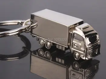 Truck Zliatiny Keyring Osobnosti Simulácia Klasické 3D Prívesok KeyChain Kreatívny Darček, doprava Zdarma