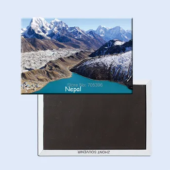 Turistické Chladnička Magnety 78*54 mm,Gokyo-Lake-Nepál atrakcie Suvenír, Magnety na Chladničku 20762