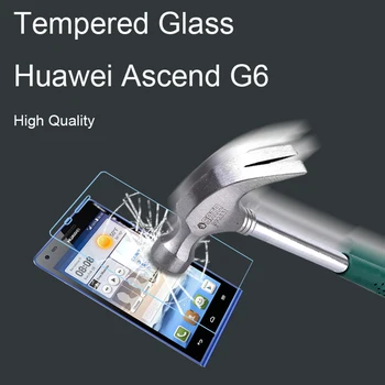 Tvrdené Sklo fólia Pre Huawei Ascend G6 G 6 G6-C00 tvrdeného Skla 9H Screen Protector Fólia Pre Huawei Ascend G6 4.5