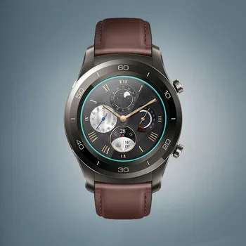 Tvrdené Sklo Číry Ochranný Film Stráže Pre Huawei Sledovať 2 watch2 Pro Smartwatch Tvrdeného Screen Protector Kryt Ochrana