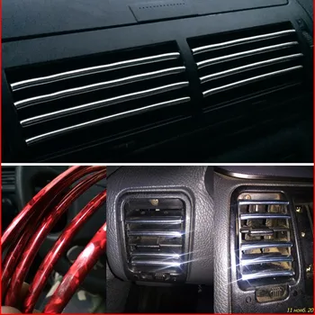 U Auto dekorácie pásy klimatizácia zásuvky čepeľ samolepky Pre Toyota Prius Prius c Probox Progres Pronard RAV 4 Rush Sai