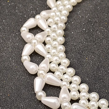 UDDEIN Golier reťazca simulované pearl šperky, svadobné svadobné doplnky, módne vyhlásenie choker náhrdelník & prívesok veľkoobchod