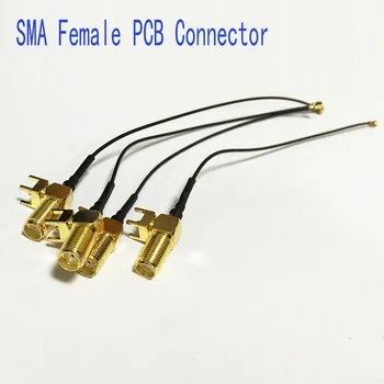 Ufl.ipx na SMA female PCB pigtail konektor kábla 15 cm #2