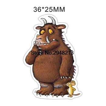 UK Cartoon Zvierat živice planárne živice remesiel pre KUTILOV, Remeselníkov 36*25 mm 50pcs RET1272H
