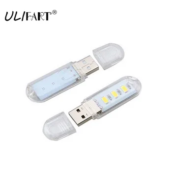 ULIFART USB Powered Svetlo Mini USB Nočné Svetlo Úrad v Pohode, USB Gadgety Prenosné Led USB Stolná Lampa Pre Počítač Xiao Power Bank