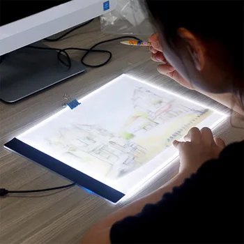 Ultratenké 3,5 mm A4 LED Light Pad Tablet sa Vzťahujú na EU/UK/AU/US/USB Konektor Diamond Výšivky Diamond Maľovanie Cross Stitch nástroj sady