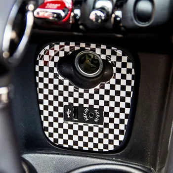 Union Jack Auto Cigariet USB, AUX Console Panel Dekoračné Nálepky, Nálepky pre Mini Cooper s JCW F55 F56 Auto Styling Príslušenstvo