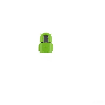 Univerzálny Android Robot tvar Micro USB OTG kábel Kábel Adaptéra 2.0 Converter pre flash Myši, klávesnice Strane Drieku Tablet Telefón