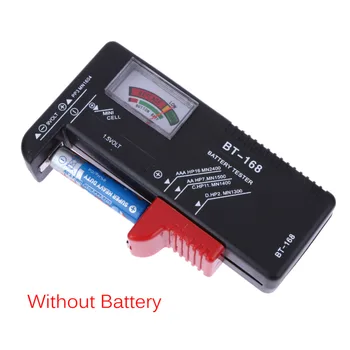 Univerzálny BT168 Digitálne Batérie Tester Elektronický Batérie Volt Checker pre AA AAA 9V Tlačidlo Bunky Multi Veľkosť Napätia Meter Nástroje