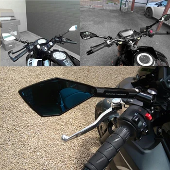 Univerzálny Motor GT Hliníkové CNC Závodné motocykle Bočné spätné zrkadlo Na Honda, Kawasaki Z1000 Z800 Z750, Z800 Suzuki KTM BMW