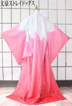 [Upraviť] Anime BUNGO TÚLAVÝCH PSOV Obrázok Ozaki Koyo Higannbana Kimono Cosplay kostým kompletnú sadu Nových 2017 doprava zadarmo