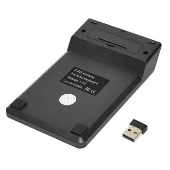 USB 2.4 G Wireless Mini numerickej Klávesnice 18 Kľúče, Digitálne Klávesnica Pre iMac/MacBook Air/Pro Notebook PC Prenosný Ploche