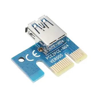 USB 3.0, PCI-E 1X Express 4x 8x 16x Extender Stúpačky Karty Adaptéra SATA 15 kolíkový Mužov a Napájací Kábel 6pin