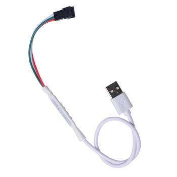 USB 3key Tlačidlo Ovládanie Stmievač pre 5V 3pin WS2812 RGB 5050 LED Pixel Pásy Modul Svetlo s JST Zásuvka WS2812B Radič