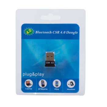 USB, Bluetooth V4.0 3.0 Bezdrôtový Mini Adaptér Dongle pre PC Win 7 8