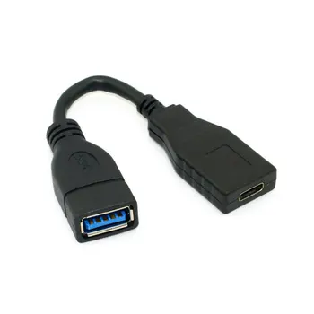 USB-C, USB 3.1 Typ C Žien na Ženské OTG Kábel pre Macbook Tabletu, Mobilného Telefónu, 10 cm