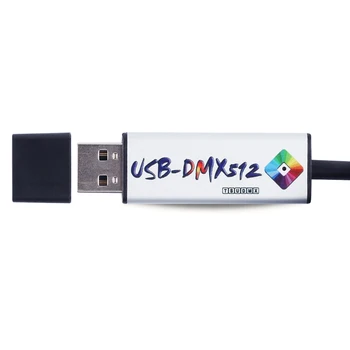 USB DMX Rozhranie Adaptér, LED DMX512 Studio Počítač PC Fáze Regulátor Osvetlenia Stmievač