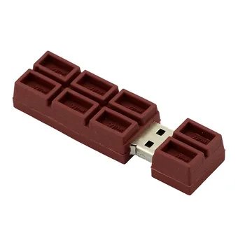 USB-flash Karikatúra Lásky Sladké Čokolády Flash Disk 4 GB 8 GB 16 GB 32 GB, 64 GB USB 2.0 Flash Memory Stick Flash kl ' úč