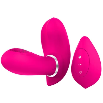 USB kúrenie strapon dildo vibrátor pre ženy stimulátor klitorisu rabbit vibrátor g-spot masáž, sex produkty pre ženy