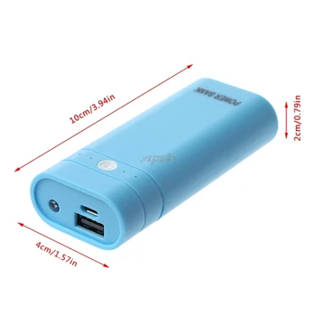 USB Power Bank 2x 18650 Batérie, Nabíjačky Box púzdro DIY Držiak Pre Telefón Z07 Kvapka loď
