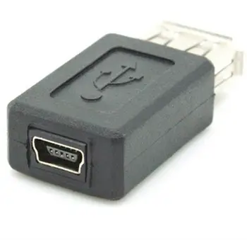Usb type 2 0 femea para Mini USB 5pin feminina adaptador de extensao robiť conector