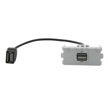 USB Wall dosku USB konektor, samica, aby ženy s krátkymi kábel