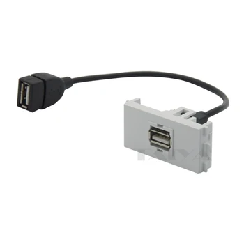 USB Wall dosku USB konektor, samica, aby ženy s krátkymi kábel