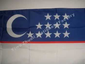 Uzbekistan Vlajka 150X90cm (3x5FT) 115g Republiky Uzbekistan