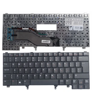 Užívateľské ROZHRANIE S ukazovacie zariadenie Black anglický notebook klávesnica Pre DELL E6420 E5420 E5430 E6220 E6320 E6330 E6420 E6430 bez Podsvietenia