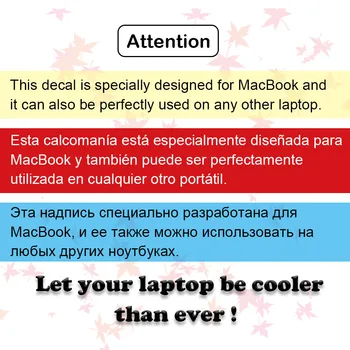 V For Vendetta Vinyl Tvorivé Notebook Nálepka pre Apple MacBook Pokožky Vzduchu 13 Pro Retina 11 12 15-palcový Notebook Mac Odtlačkový Nálepky