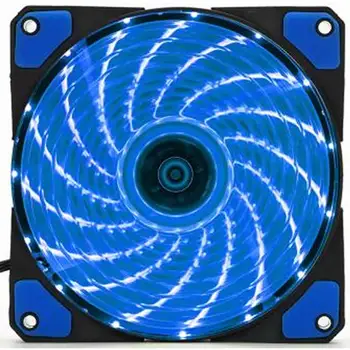 V pohode !!! 15 LED 33LED 12 cm 120mm Chladič chladiaci ventilátor tichý ventilátor Modrá Zelená Červená Biela farba Svetla Sprievodca Krúžok 2017 Podpora