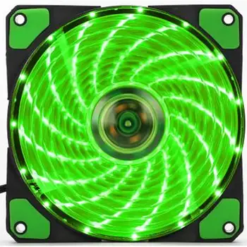 V pohode !!! 15 LED 33LED 12 cm 120mm Chladič chladiaci ventilátor tichý ventilátor Modrá Zelená Červená Biela farba Svetla Sprievodca Krúžok 2017 Podpora