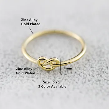 V Prilákať 10pcs Minimalistický Šperky Anillo Láska Srdce Kont Krúžok 2018 Najlepšie Freind Darček Klasické Infinity Anel Feminino v Rose Gold
