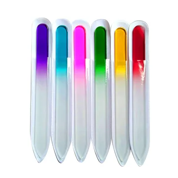V práci Aj 3ks Nechty, Manikúra Nástroj Crystal Glass Nechty Súbor Nechty Nástroj Farba Náhodný
