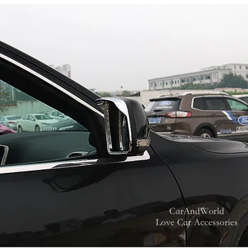 V Roku 2011 2012 Jeep Grand Cherokee 2016 2017 Zozadu Bočné Zrkadlo Dážď Clonu Tieni Štít Kryt Výbava Auto Príslušenstvo
