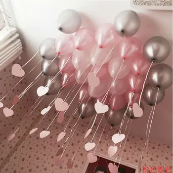 V tvare srdca Karty Láska Prívesok Svadby Manželstva Usporiadanie Miestnosti Balón Pozadí Dekorácie Valentine 's Day 100ks