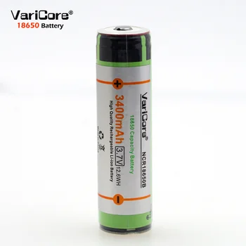 VariCore chránené pre Panasonic 18650 3400mAh batérie NCR18650B s pôvodnou nové PCB 3,7 V, Vhodné pre baterky