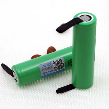 VariCore Nové Značky 18650 2500mAh Nabíjateľné batérie 3.6 V, INR18650-25R 20A vypúšťanie + DIY Nikel