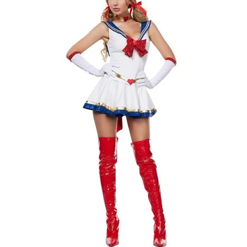 VASHEJIANG Anime Sailor Moon Cosplay Kostým Kreslený Film Cosplay Dievča Ortuť Mesiac, Mars Šaty pre Halloween Kostým