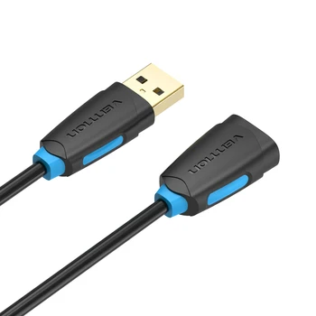 Vencie USB Predlžovací Kábel Pozlátené USB 2.0 Kábel Mužov a Žien 1m 2m 3m Synchronizáciu Údajov USB 2.0 Extender Kábel Predlžovací Kábel