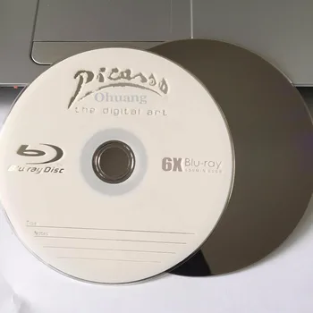 Veľkoobchod 10 disky A+ Picasso 25GB 6x Prázdne Vytlačené Blu Ray BD-R Disky